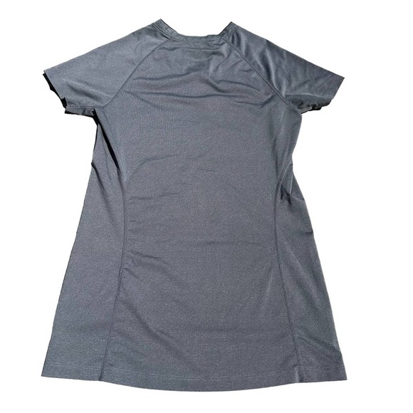 Nike Pro Combat Dri Fit T Shirt Womens Fitted Lightweight Gray Extra Small - Picture 6 of 10